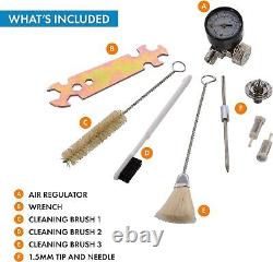 DevilBiss StartingLine Automotive Painting and Touch Up HVLP Spray Gun Set