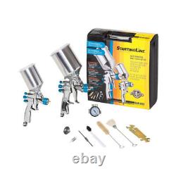 DevilBiss StartingLine HVLP Automotive Painting and Touch Up Spray Gun Kit