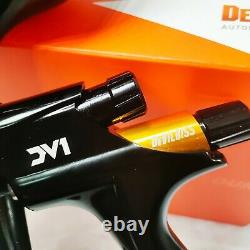 Devilbiss Black / Silver DV1 HVLP 1.3mm Nozzle Car Paint Tool Pistol Spray Gun