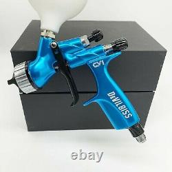 Devilbiss CV1 HVLP Spray Gun Blue 1.3mm Nozzle Car Paint Tool Pistol