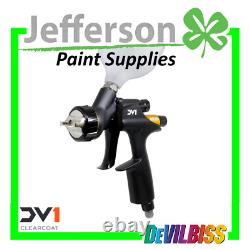 Devilbiss DV1 C1+ Clearcoat Non Digital HVLP Gravity Spray Gun Clear Coat