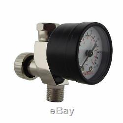 Devilbiss DV1 Spray Gun 1.2 mm HVLP DV1-C-000-12-B+ Non-Digital + Pressure Gauge