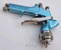 Devilbiss GTI W 1.3 spraygun 115 HVLP aircap with Brand New spray gun cup / pot