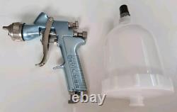 Devilbiss GTI W 1.4 spraygun 115 HVLP aircap with Brand New spray gun cup / pot