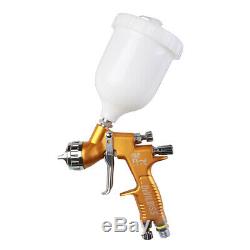 Devilbiss HVLP Air Spray Gun with Cups Autonotive Paint Spray Gun GTI TE20 LITE