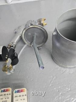 Devilbiss Jghv 531 Pressure Feed Hvlp Gun Comes With Multiple Air Caps