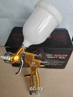 Devilbiss Spray Gun GTI PRO LITE Gold 1.3mm Nozzle HVLP Car Paint Tool Pistol