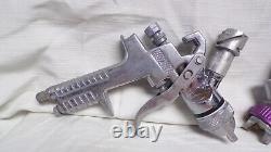 Devilbiss Spray Gun flg4 Finish line FLG4 & 2 Unbranded HVLP Spray Guns (K)