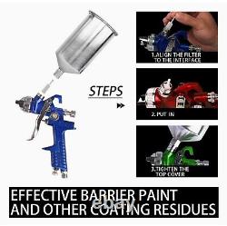 ETOSHA HVLP Spray Gun Set 3pcs, Auto Paint Primer withAir Regulator & Maintenance