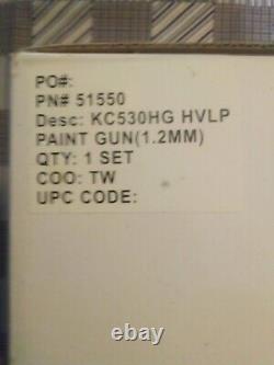 Eastwood Concours HVLP Paint Gun 1.2 1.4 1.8 Nozzles with600cc Alum Cup