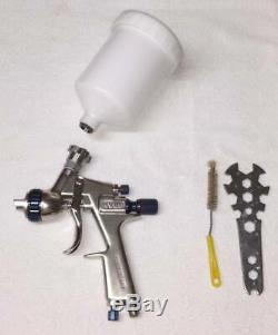 Eastwood Concours HVLP spray gun with multiple fluid tips