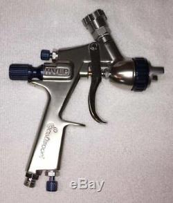 Eastwood Concours HVLP spray gun with multiple fluid tips