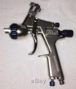 Eastwood Concours HVLP spray gun with multiple fluid tips