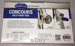 Eastwood Concours HVLP spray gun with multiple fluid tips