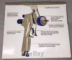 Eastwood Concours HVLP spray gun with multiple fluid tips