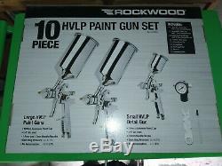 Eastwood Rockwood 10 Piece HVLP Paint Gun Set