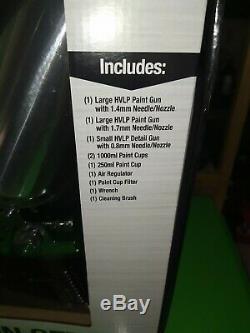 Eastwood Rockwood 10 Piece HVLP Paint Gun Set