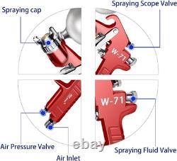 Efficient Spray Gun for Painting 1.5mm Stainless Steel Nozzle & 400CC Capacity