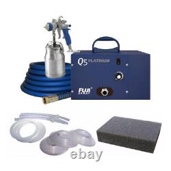 Fuji Q5 Platinum Model Quiet HVLP Turbine Spray System and Spray Gun with Bundle