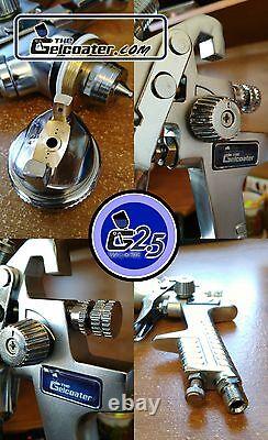 Gelcoat & Resin HVLP Spray Gun 2.5mm Nozzle Gelcoater G-Two-Five (G2.5) ESG860
