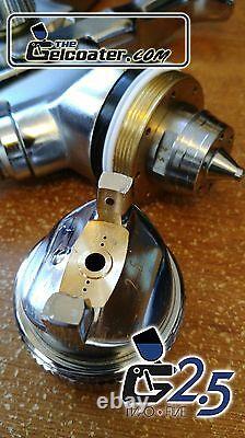 Gelcoat & Resin HVLP Spray Gun 2.5mm Nozzle Gelcoater G-Two-Five (G2.5) ESG860