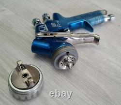 Genuine Devilbiss GTI PRO 1.2 HV30 HVLP aircap spray gun + new spraygun cup