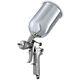 Gravity Feed Hvlp Paint Gun With 1.3, 1.4, 1.5mm Tips And Aluminum Cup New