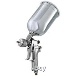 Gravity Feed HVLP Paint Gun with 1.3, 1.4, 1.5mm tips and Aluminum Cup New