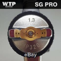 HOT SALE SGPRO HVLP Professional Gravity Spray Gun 1.3 Automotor Color/Clearcoat