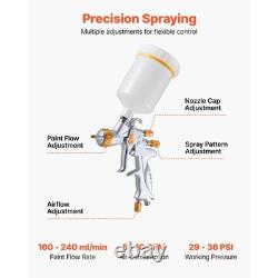 HVLP 3 Nozzles Air Spray Gun 600ml Automotive