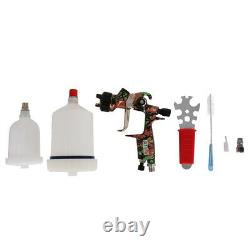 HVLP Auto Paint Air Spray Gun Kits Gravity Feed Car Primer 1.3mm Nozzle 600ml