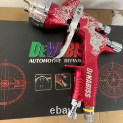 HVLP Red Car Spray Gun TE20 1.3mm Nozzle Car Paint Tool Pistol for Devilbiss/