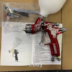 HVLP Red Car Spray Gun TE20 1.3mm Nozzle Car Paint Tool Pistol for Devilbiss/