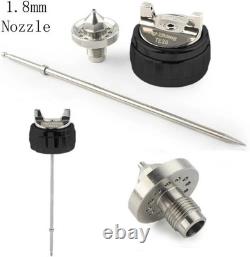 HVLP Spray Gun, 1.3 mm and 1.8 mm Stainless Steel Air Spray Gun, 600 ml and 4