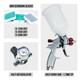 Hvlp Spray Gun 1.7mm Tip, Hvlp Air Regulator, Mini Denibbing Blocks Package