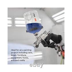 HVLP Spray Gun Kit, Adjustable Nozzle, Large 1.5 QT Tank, Rust Resistant