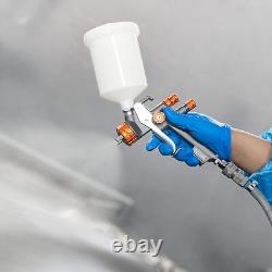 HVLP Spray Gun Kit Air Paint Sprayer Gun with 1.3mm Nozzle 600CC Cup Easy
