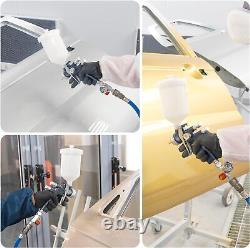HVLP Spray Gun Professional Air Paint Gun with 1.8mm Nozzle 600cc Cup A