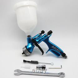 Hi-Q HVLP Blue CV1 Devilbiss Spray Gun 1.3mm Nozzle 600 ML Car Paint Tool Pistol