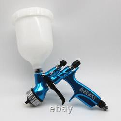 Hi-Q HVLP Blue CV1 Devilbiss Spray Gun 1.3mm Nozzle 600 ML Car Paint Tool Pistol