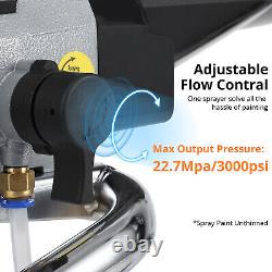 High Efficiency Stand Airless HVLP Paint Sprayer with Extension Rod Piston Pump