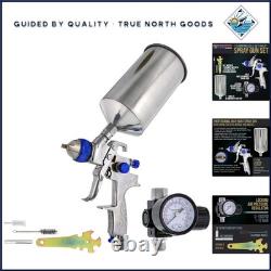 High-Performance Paint Gun for Primer and Basecoat with Stainless Steel Finish High-Performance Paint Gun for Primer and Basecoat with Stainless Steel Finish