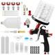 High Pressure Spray Gun Hvlp For Automotive Painting With Adjustable 4 Nozzles