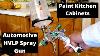 How To Paint Kitchen Cabinets With An Automotive Hvlp Spray Gun