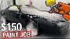 How To Spray Wet Single Stage Blac K Paint Without Orange Peel