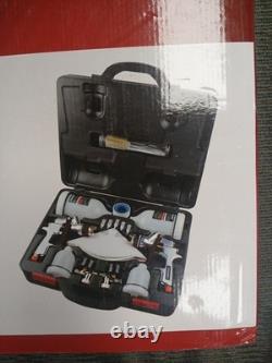 Husky Spray Gun Kit HVLP Gravity Feed Paint Sprayer Set 600cc 120cc Cups