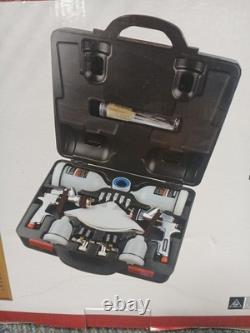 Husky Spray Gun Kit HVLP Gravity Feed Paint Sprayer Set 600cc 120cc Cups