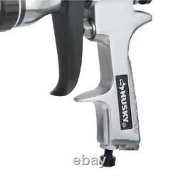 Husky Spray Gun Kit HVLP Gravity Feed Paint Sprayer Set 600cc 120cc Cups