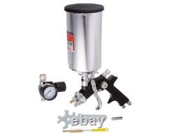 Ingersoll Rand 270G Edge Series HVLP Gravity Feed Spray Gun, Black