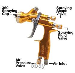 KOTA Gold Edition HVLP Spray Gun 1.4 mm with Paint Cup Professional High